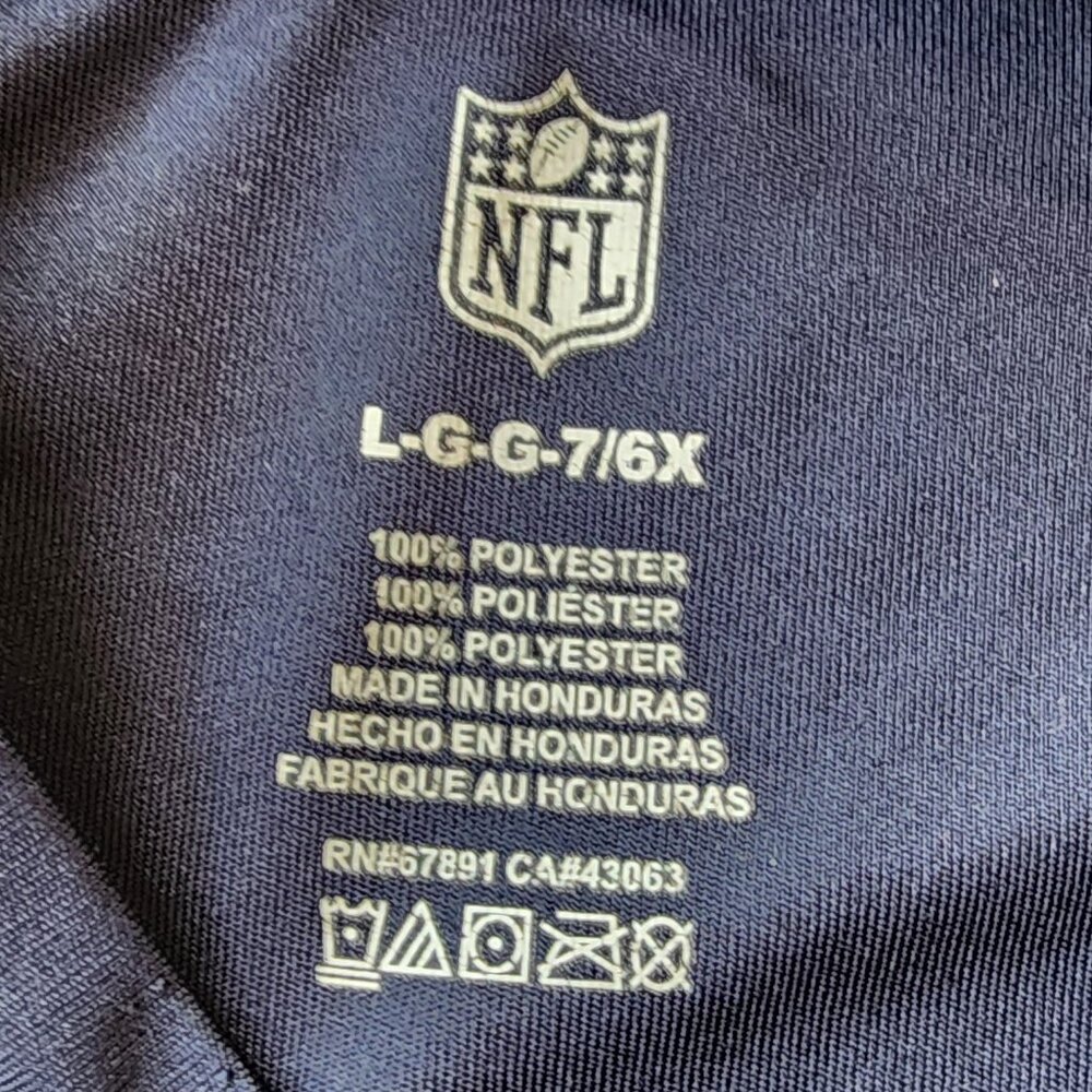 NFL New England Patriots Boys T-Shirt Size Large - Picture 7 of 10